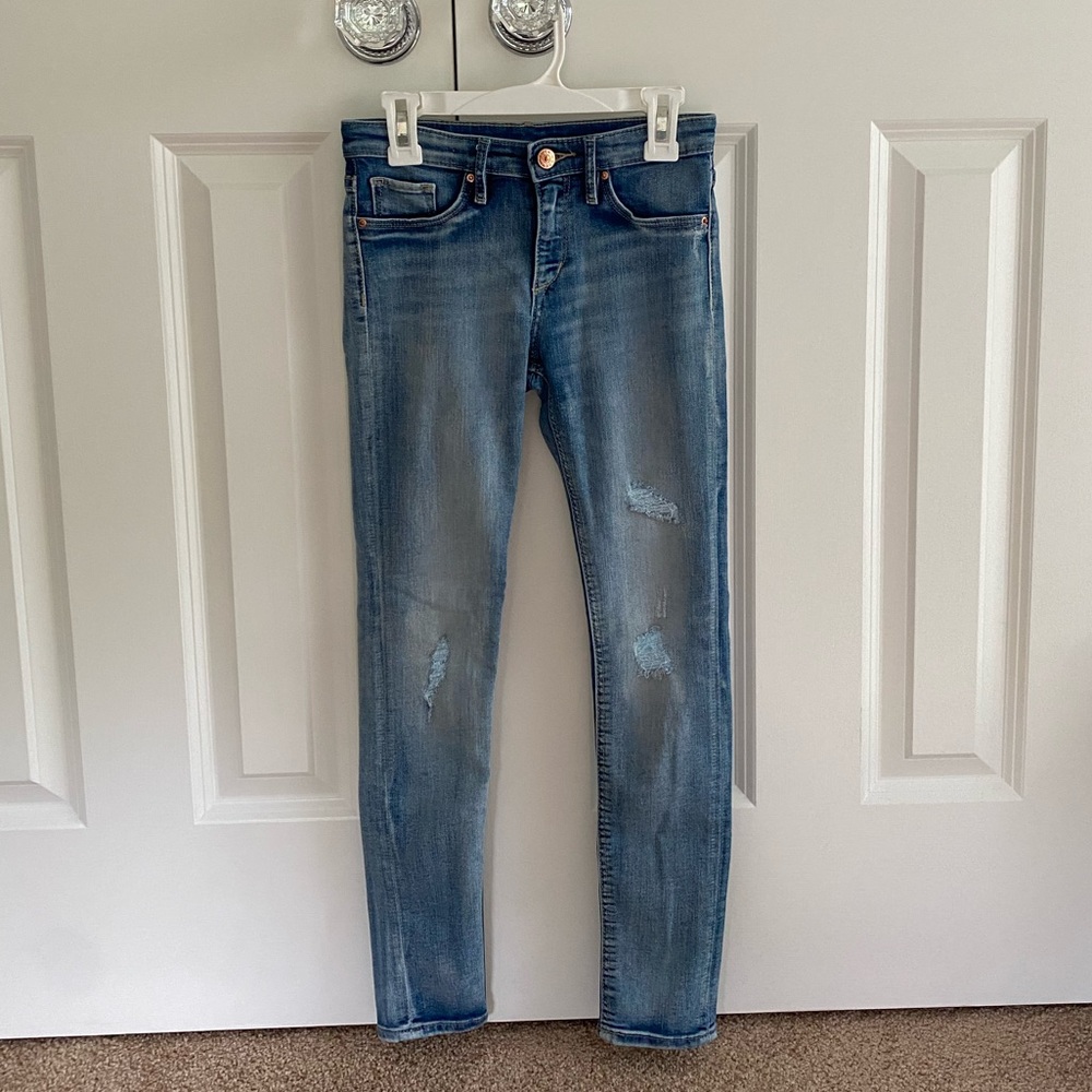 girls ripped skinny jeans - 9/10